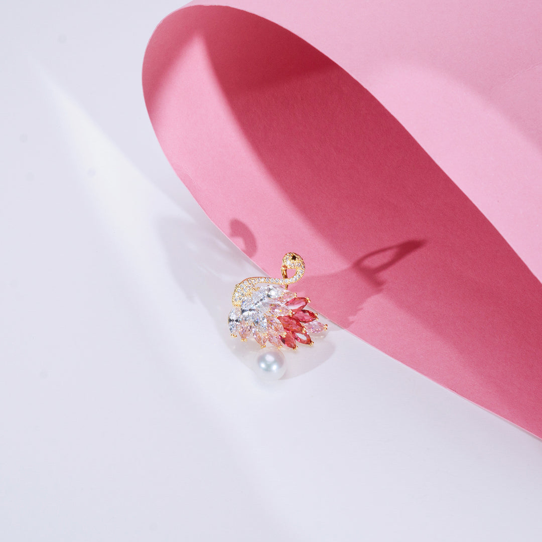 Passion for Life Freshwater Pearl Brooch WC00047 - PEARLY LUSTRE