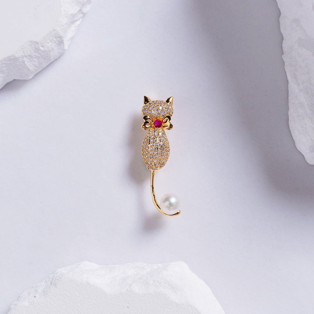 Passion for Life Freshwater Pearl Brooch WC00060 - PEARLY LUSTRE