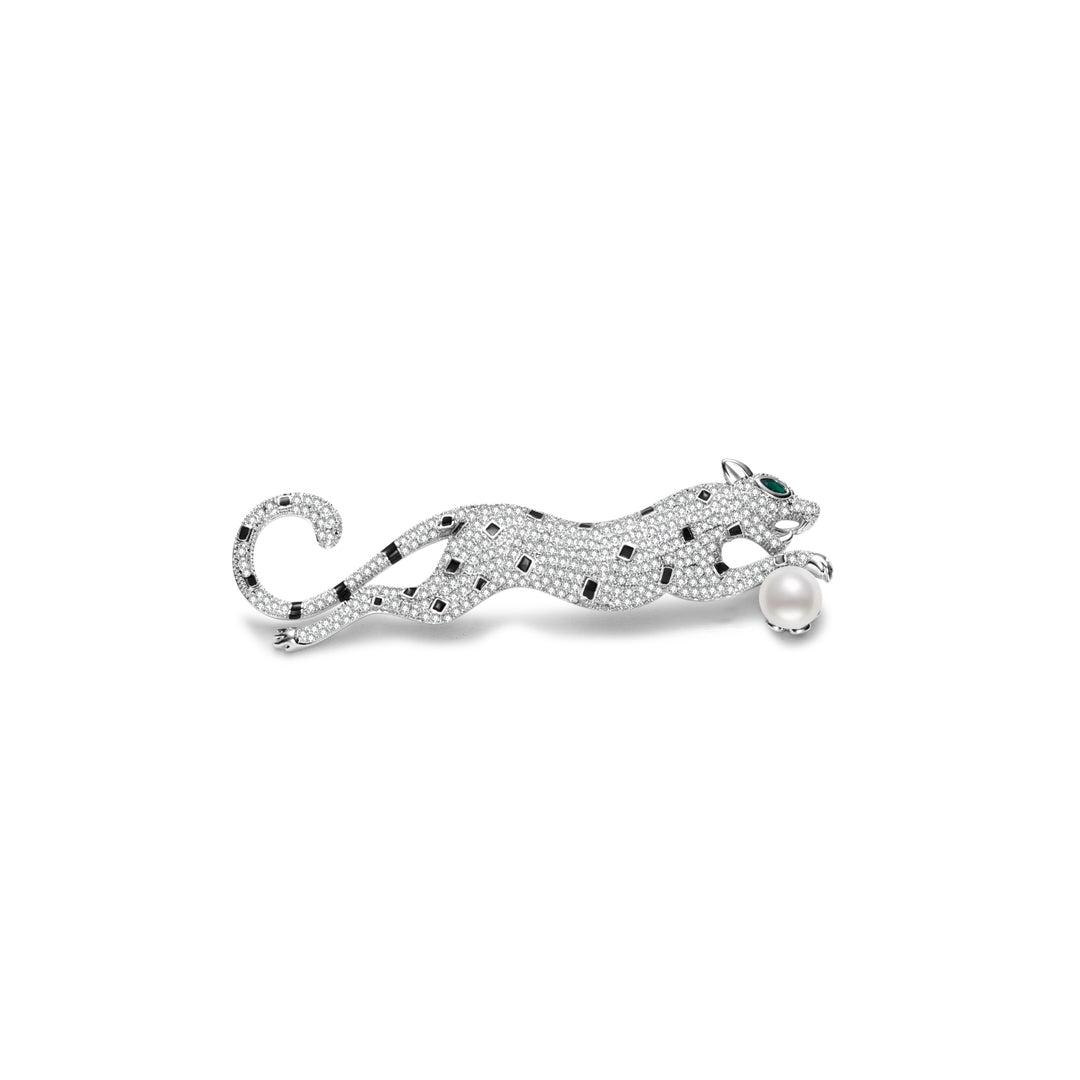 Top Grade Freshwater Pearl Brooch WC00070 | SAFARI - PEARLY LUSTRE