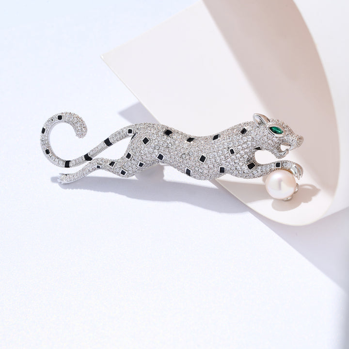 Top Grade Freshwater Pearl Brooch WC00070 | SAFARI - PEARLY LUSTRE
