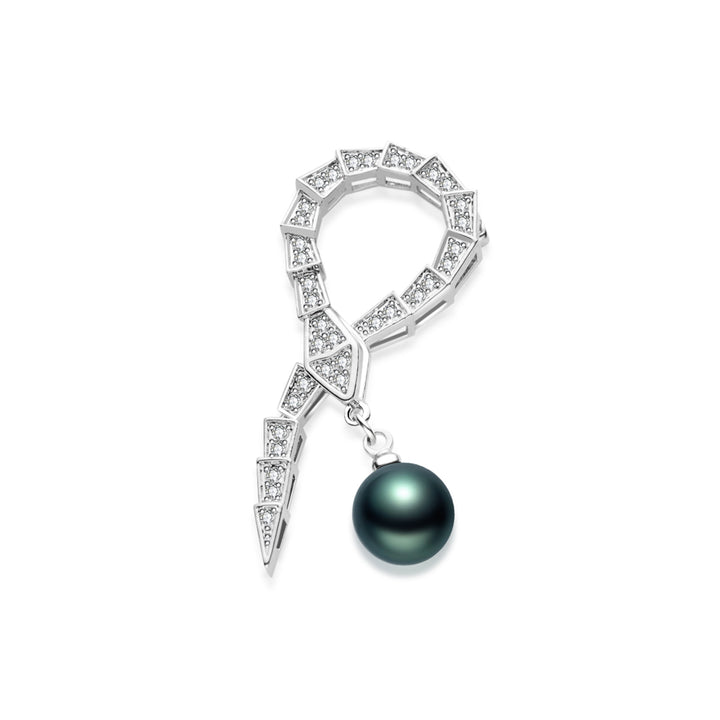 Tahitian Baroque Pearl Brooch WC00071 | SAFARI - PEARLY LUSTRE