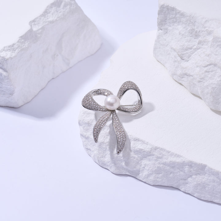 Passion for Life Freshwater Pearl Brooch WC00075 - PEARLY LUSTRE