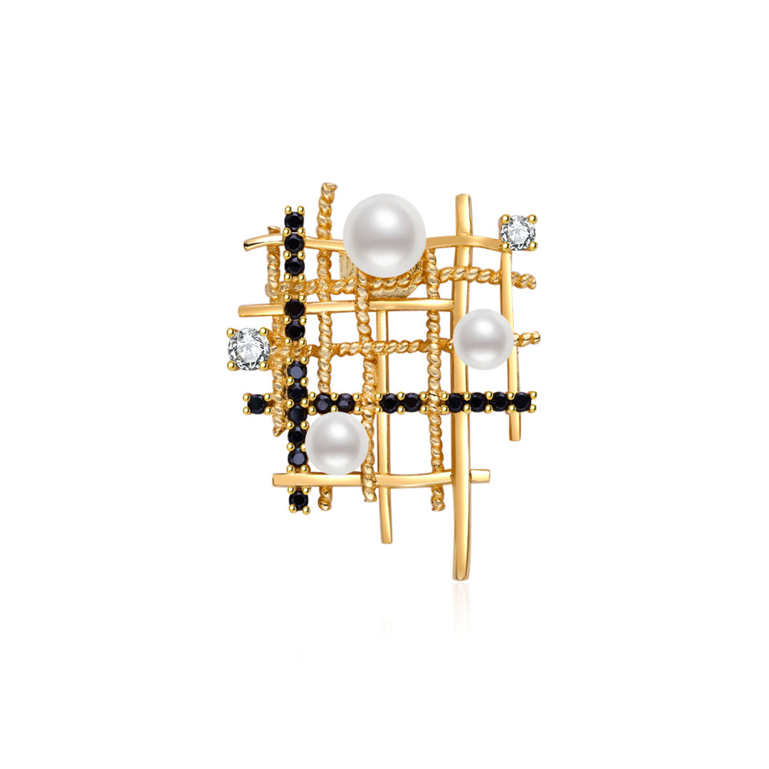 Top Grade Freshwater Pearl Brooch WC00084