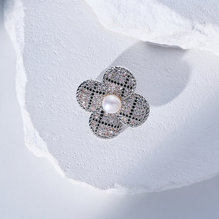 トップグレード淡水パールブローチ WC00090 | TWEED