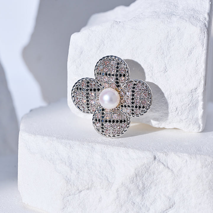 トップグレード淡水パールブローチ WC00090 | TWEED