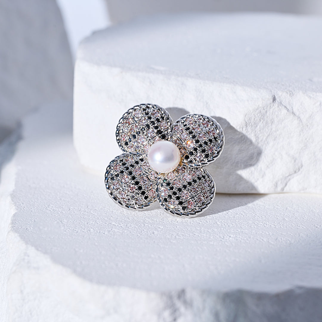 トップグレード淡水パールブローチ WC00090 | TWEED