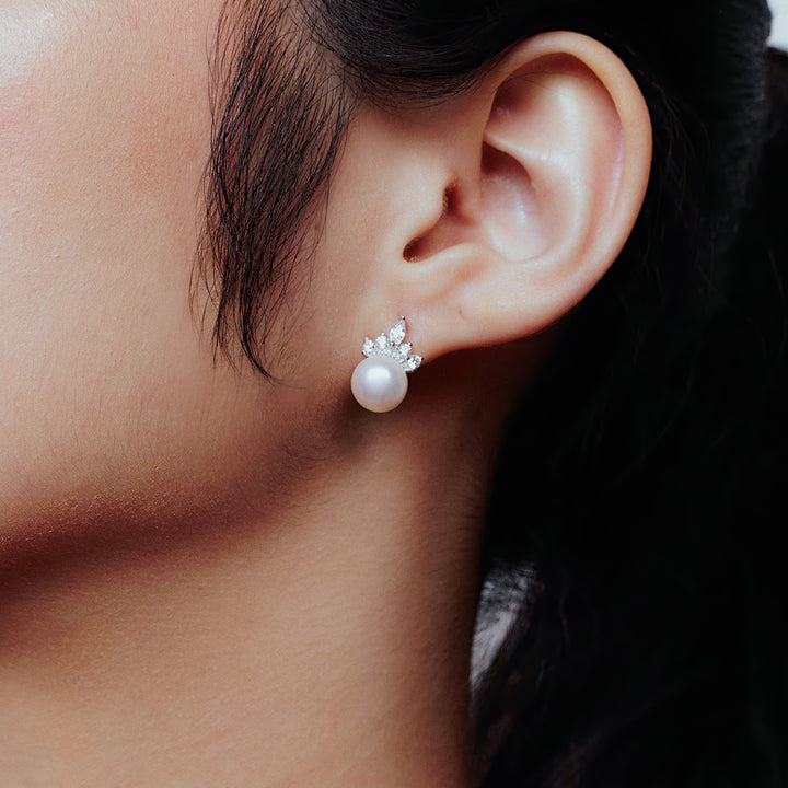 Wonderland Freshwater Pearl Earrings WE00133 - PEARLY LUSTRE