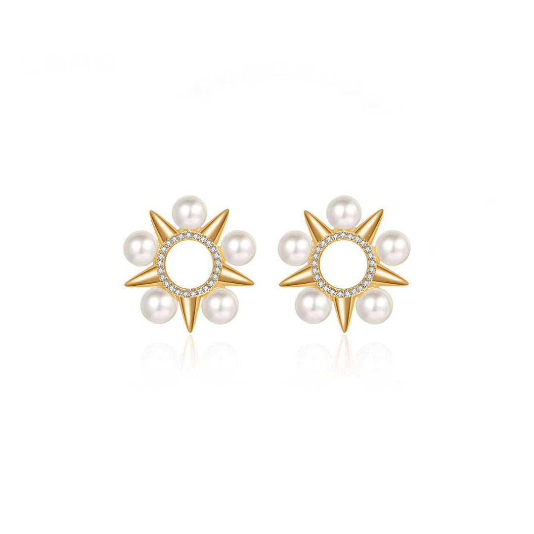 Asian Civilisations Museum Freshwater Pearl Earrings WE00224 | ACM Collection - PEARLY LUSTRE
