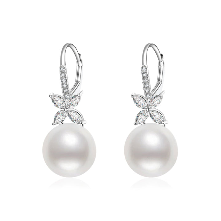 Freshwater Pearl Earrings WE00655 | EVERLEAF - PEARLY LUSTRE