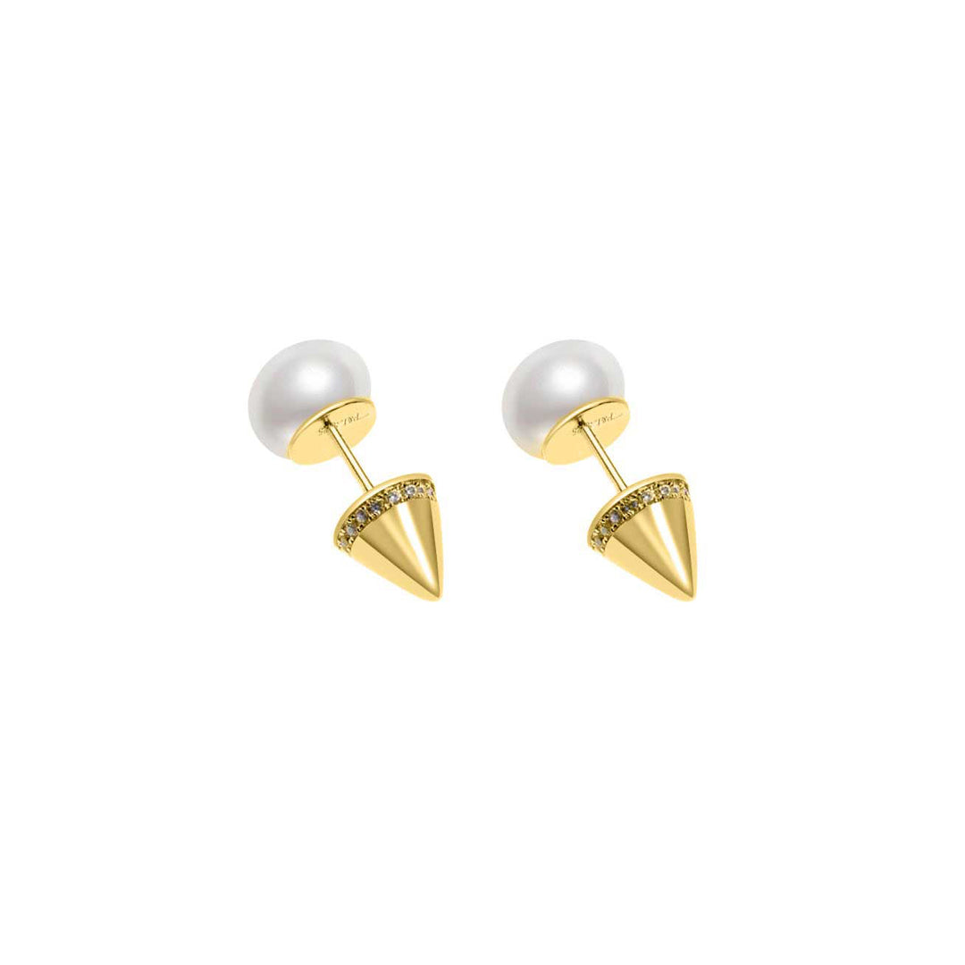 Asian Civilisations Museum Freshwater Pearl Earrings WE00365 | ACM Collection - PEARLY LUSTRE