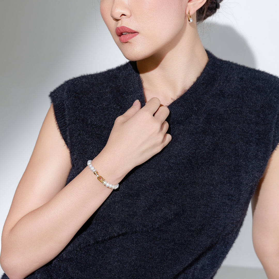 New Yorker Freshwater Pearl Earrings WE00437 - PEARLY LUSTRE