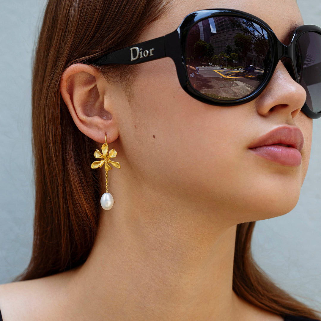 Elegant Freshwater Pearl Earrings WE00456 | Vanda Miss Joaquim - PEARLY LUSTRE