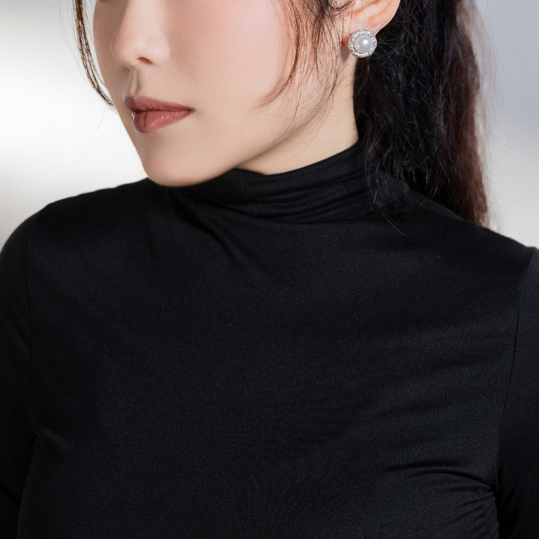 Elegant Freshwater Pearl Earrings WE00457 - PEARLY LUSTRE