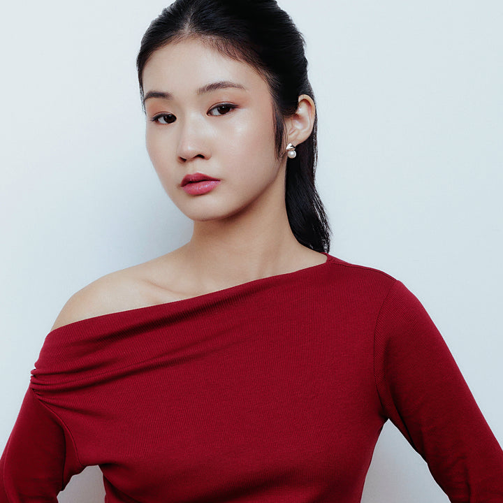 New Yorker Freshwater Pearl Earrings WE00492 - PEARLY LUSTRE