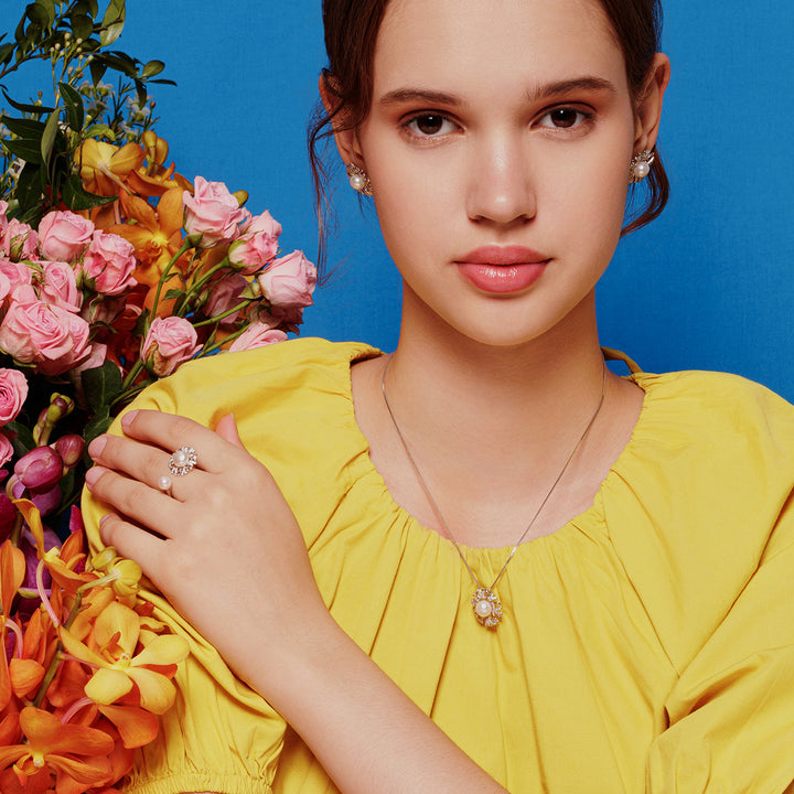 Top Grade Freshwater Pearl Necklace WN00223 | GARDENS - PEARLY LUSTRE