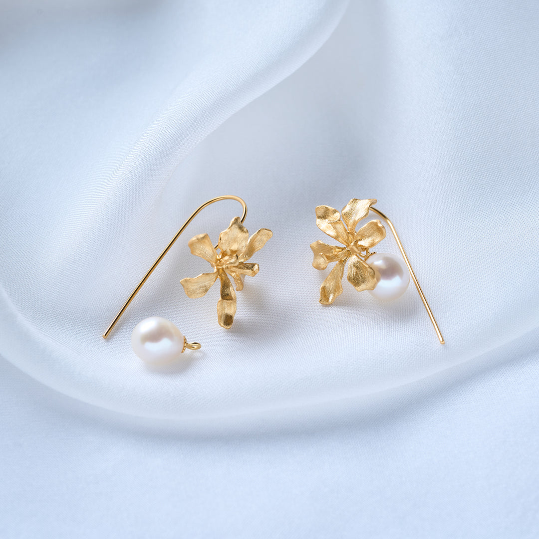 Vanda Miss Joaquim Freshwater Pearl Earrings WE00503 - PEARLY LUSTRE