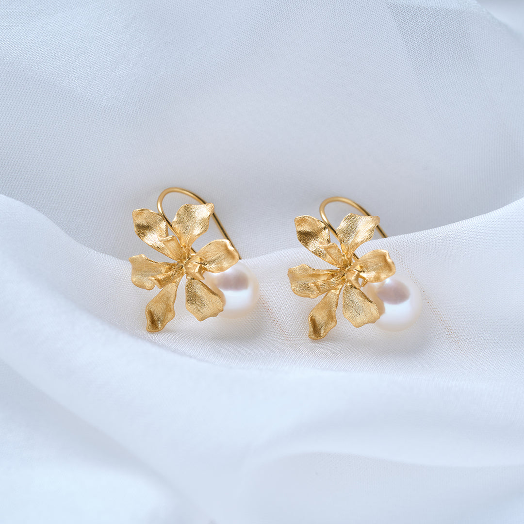 Vanda Miss Joaquim Freshwater Pearl Earrings WE00503 - PEARLY LUSTRE