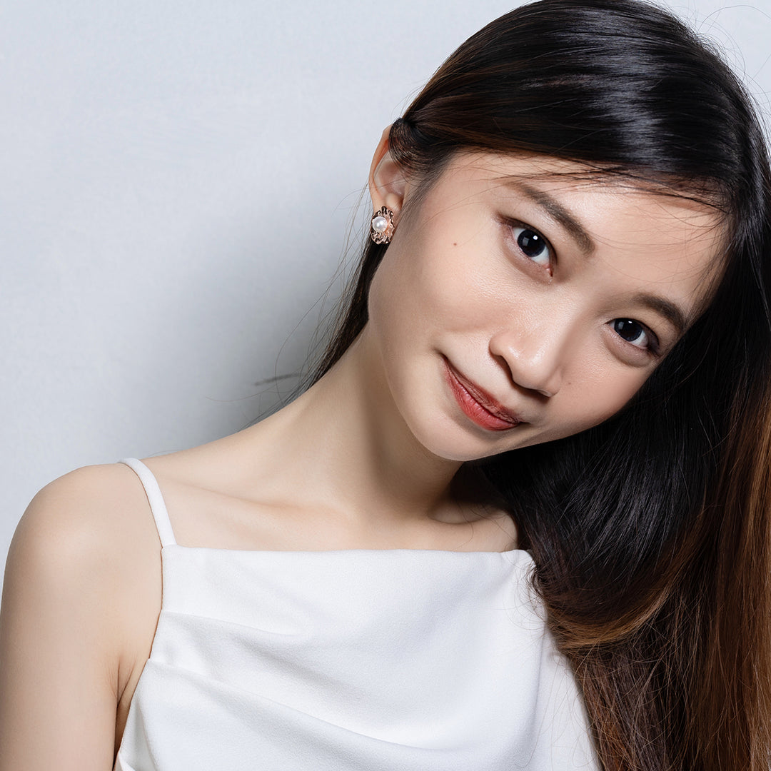 New Yorker Freshwater Pearl Earrings WE00565 - PEARLY LUSTRE