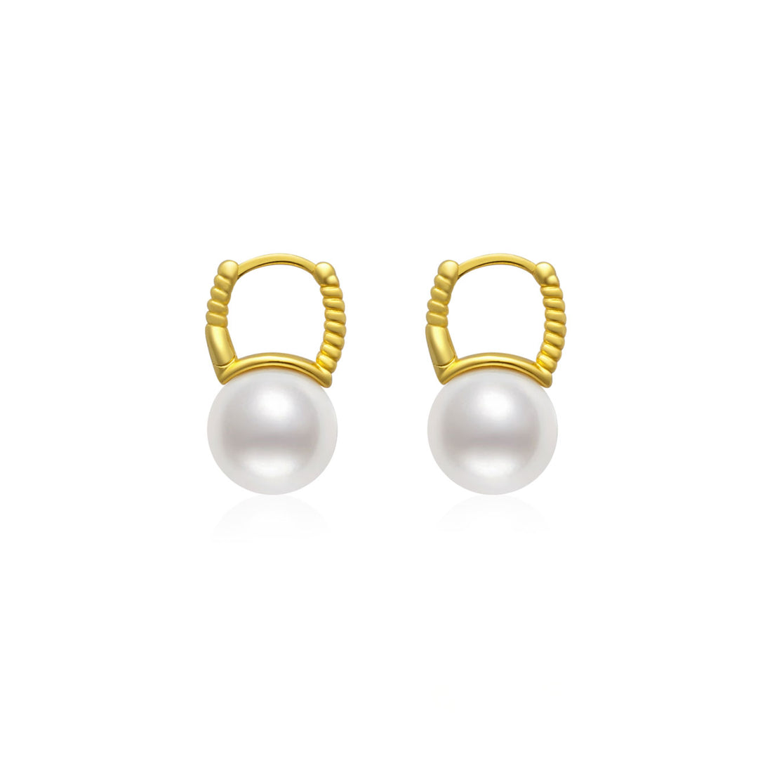 Asian Civilisations Museum Edison Pearl Earrings WE00580 - PEARLY LUSTRE