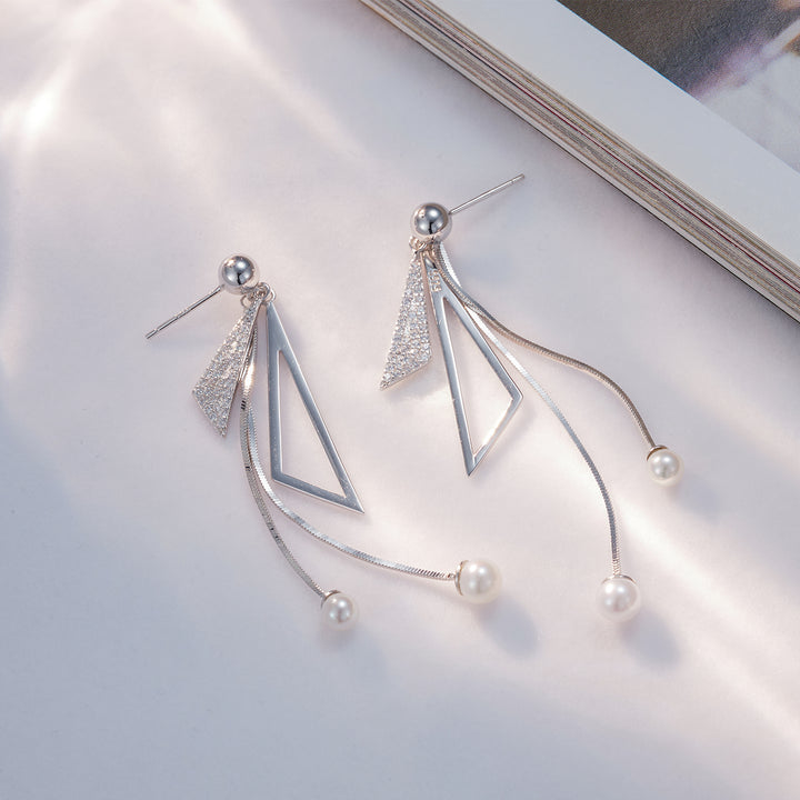 Top Grade Freshwater Pearl Earrings WE00582 | Party - PEARLY LUSTRE