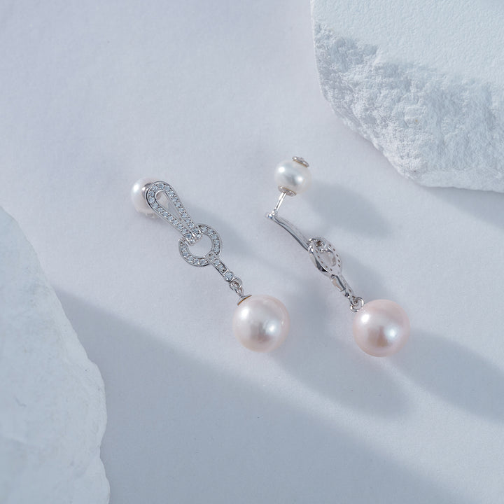 Elegant Freshwater Pearl Earrings WE00594 - PEARLY LUSTRE