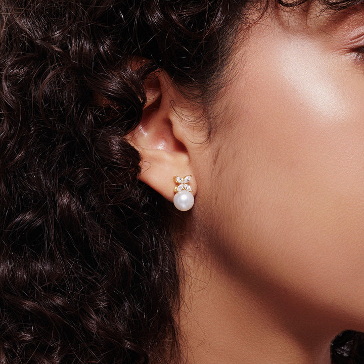 Top Grade Freshwater Pearl Necklace & Earrings Set WS00115 | EVERLEAF - PEARLY LUSTRE