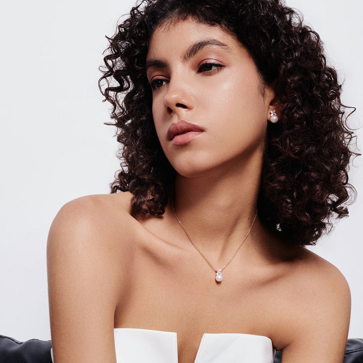 Top Grade Freshwater Pearl Earrings WE00621 | EVERLEAF - PEARLY LUSTRE