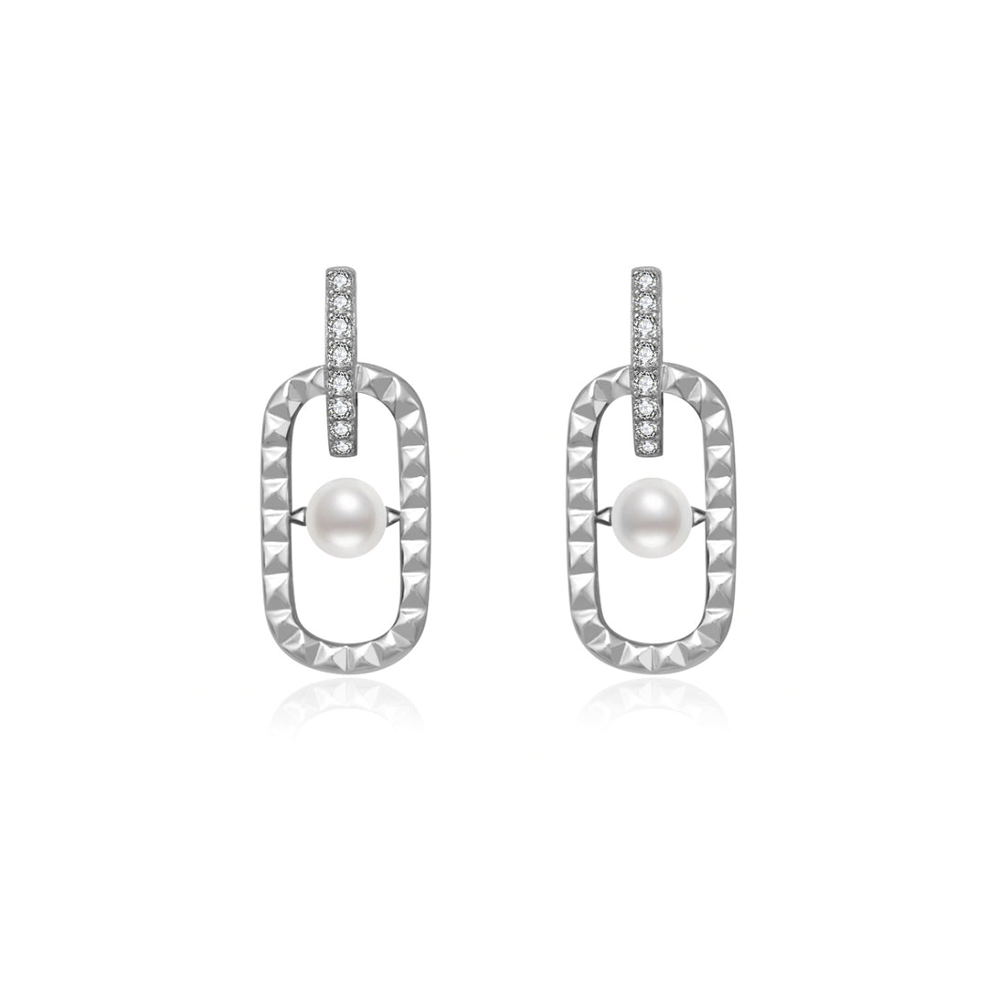 Top Grade Freshwater Pearl Earrings WE00625 | CONNECT - PEARLY LUSTRE