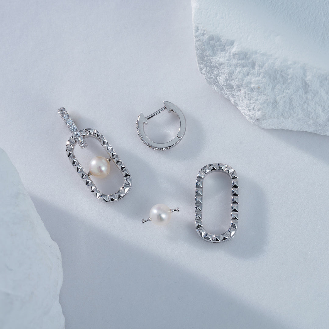 Top Grade Freshwater Pearl Earrings WE00625 | CONNECT - PEARLY LUSTRE