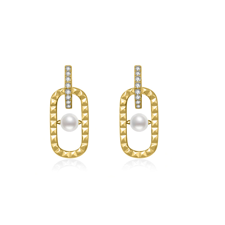 Top Grade Freshwater Pearl Earrings WE00626 | CONNECT - PEARLY LUSTRE