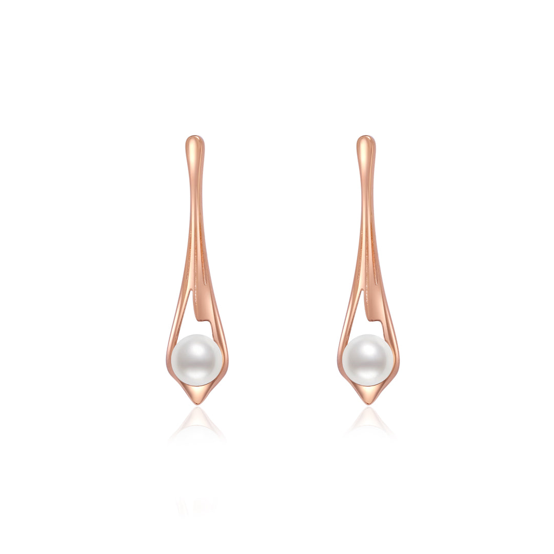 Top Grade Freshwater Pearl Earrings WE00627| FLUID - PEARLY LUSTRE