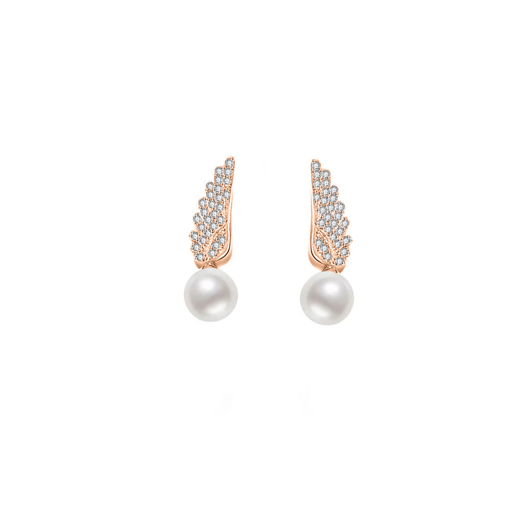 New Yorker Freshwater Pearl Earrings WE00630 - PEARLY LUSTRE