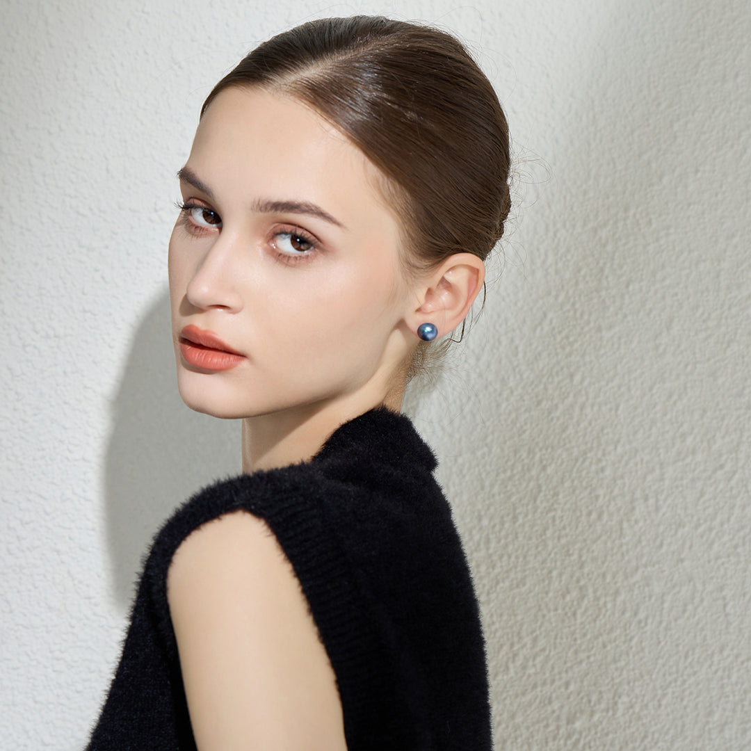 Madama Akoya Mabe Pearl Earrings WE00637 - PEARLY LUSTRE