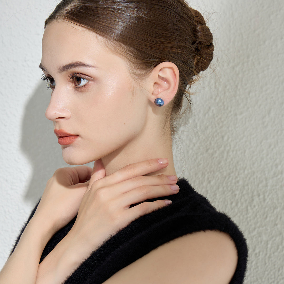 Madama Akoya Mabe Pearl Earrings WE00637 - PEARLY LUSTRE