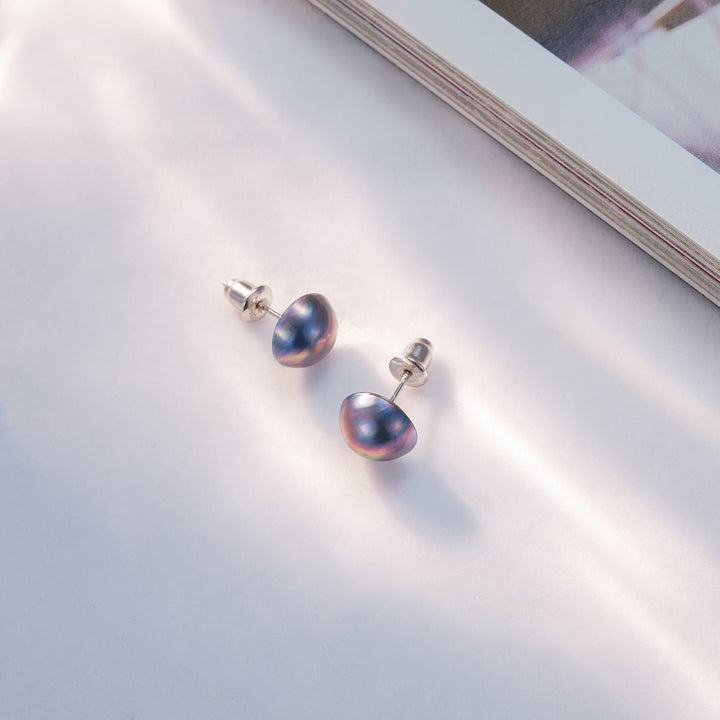 Madama Akoya Mabe Pearl Earrings WE00637 - PEARLY LUSTRE