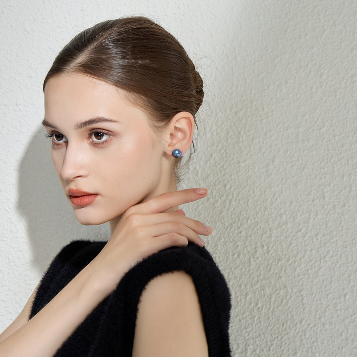 Madama Akoya Mabe Pearl Earrings WE00637 - PEARLY LUSTRE