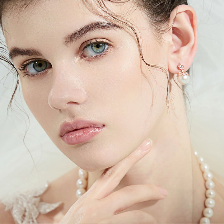 Top Grade Edison Pearl Earrings WE00654 | Bee-lieve