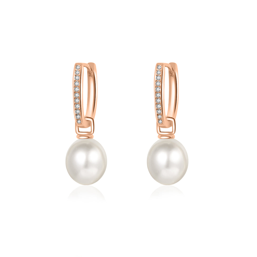 New Yorker Freshwater Pearl Earrings WE00681 - PEARLY LUSTRE