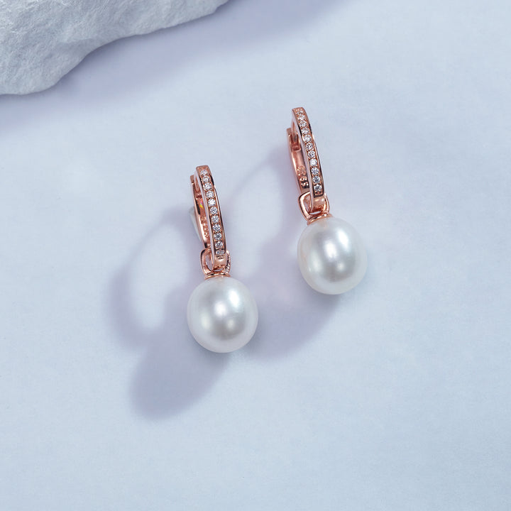 New Yorker Freshwater Pearl Earrings WE00681 - PEARLY LUSTRE