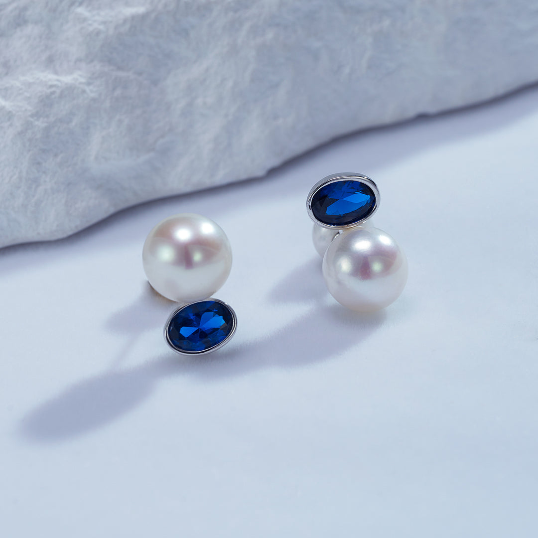 Top Grade Freshwater Pearl Earrings WE00682 | OCEAN - PEARLY LUSTRE
