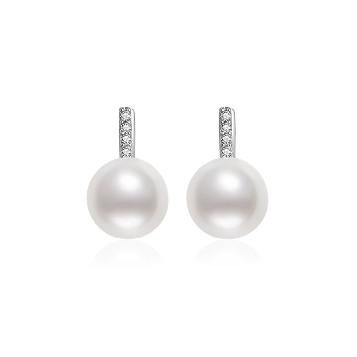 Elegant Freshwater Pearl Earrings WE00685 - PEARLY LUSTRE