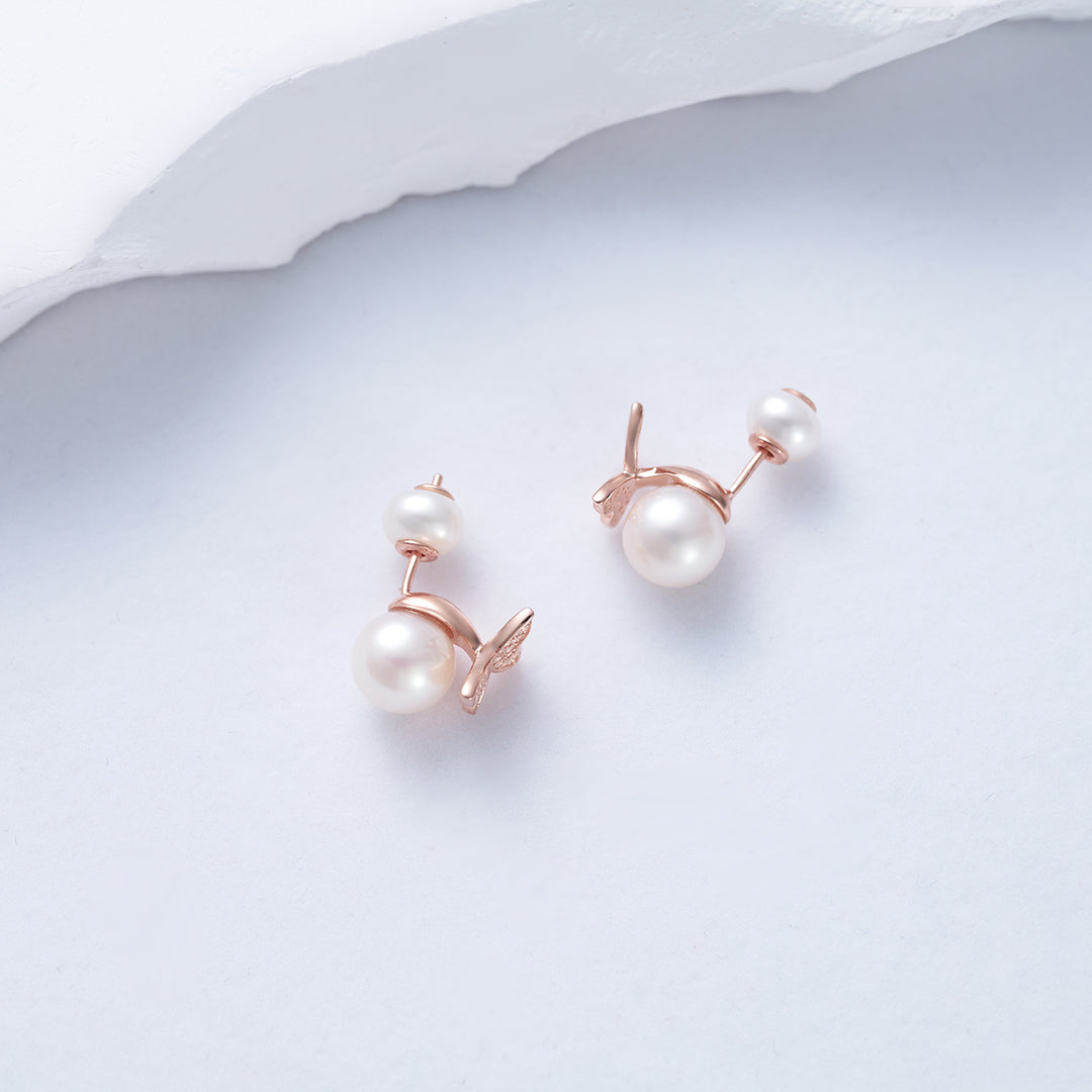 Top Grade Freshwater Pearl Earrings WE00692 | GARDENS - PEARLY LUSTRE