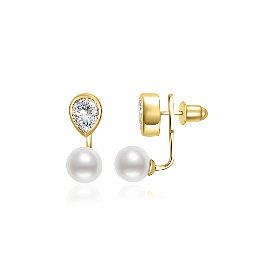 Top Grade Freshwater Pearl Earring WE00706 | EVERLEAF - PEARLY LUSTRE