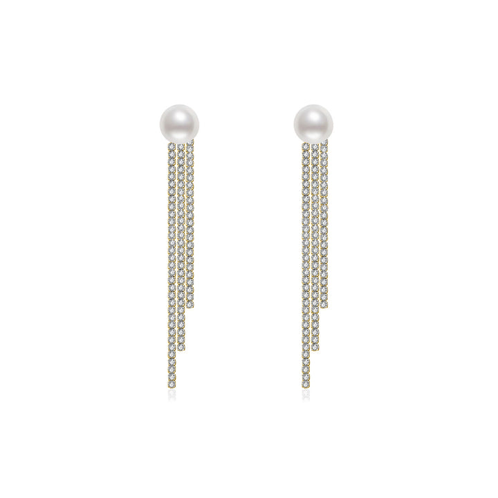 Top Grade Freshwater Pearl Earring WE00735 | CELESTE - PEARLY LUSTRE