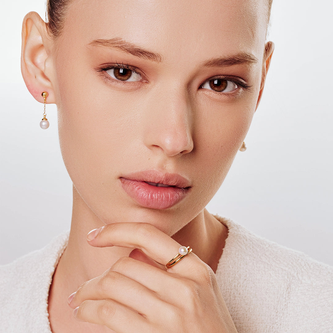 Top Grade Freshwater Pearl Ring WR00299 | CONNECT - PEARLY LUSTRE
