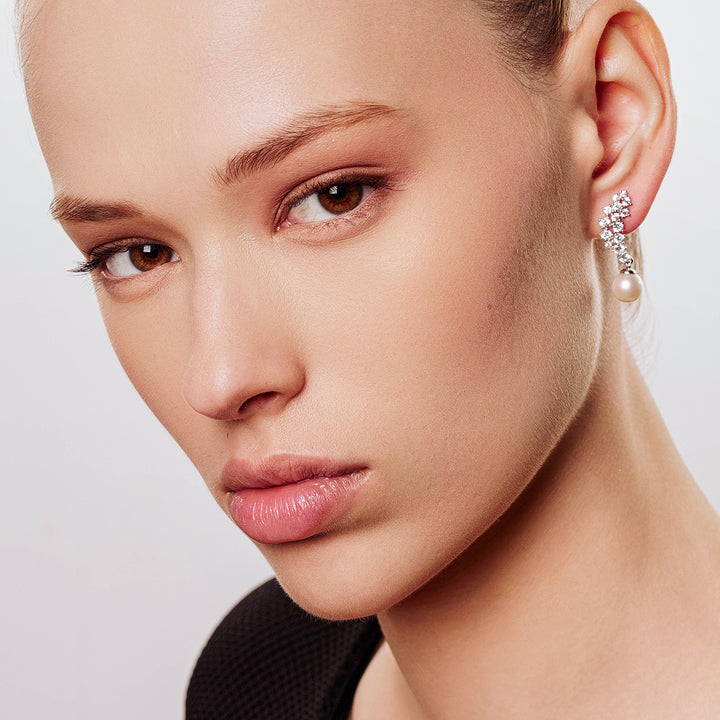 Top Grade Freshwater Pearl Earrings WE00807 | CELESTE - PEARLY LUSTRE