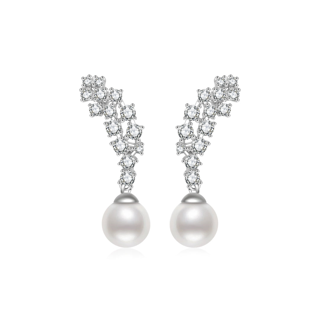Top Grade Freshwater Pearl Earrings WE00807 | CELESTE - PEARLY LUSTRE