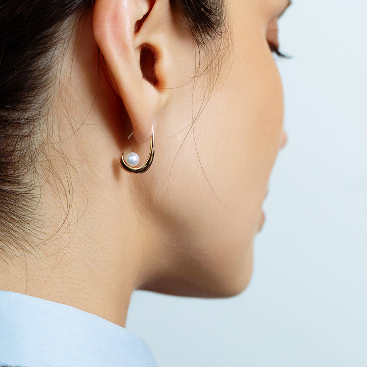 New Yorker Freshwater Pearl Earrings WE00810 - PEARLY LUSTRE
