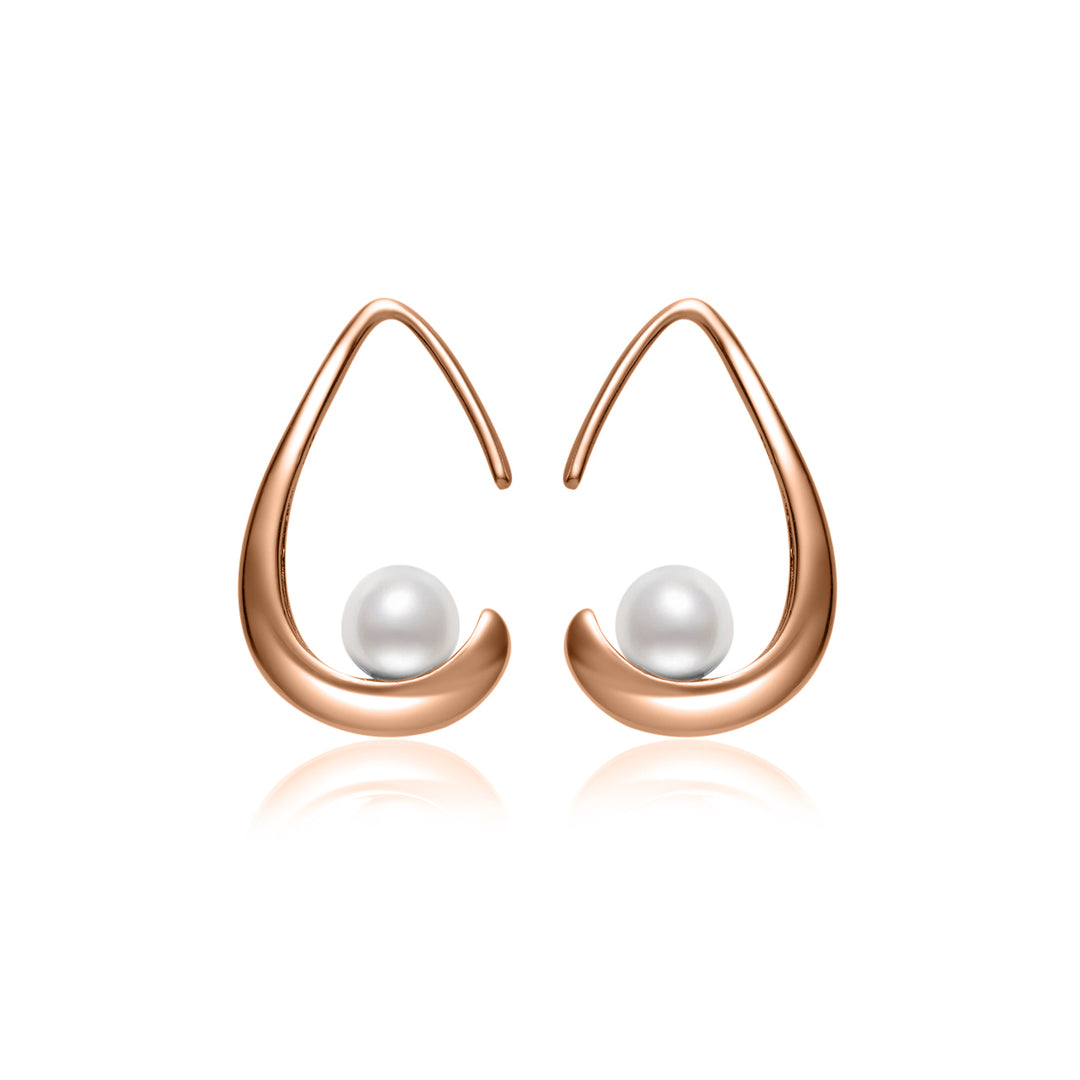 New Yorker Freshwater Pearl Earrings WE00810 - PEARLY LUSTRE
