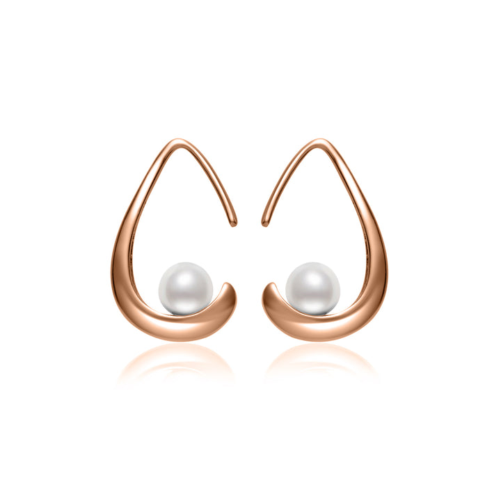 New Yorker Freshwater Pearl Earrings WE00810 - PEARLY LUSTRE